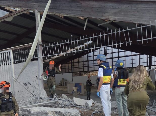 Rocket Strike in Nahariya: Impact Near School and Damage to Byzantine Heritage Site